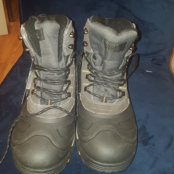 totes surface men's water resistant winter duck boots